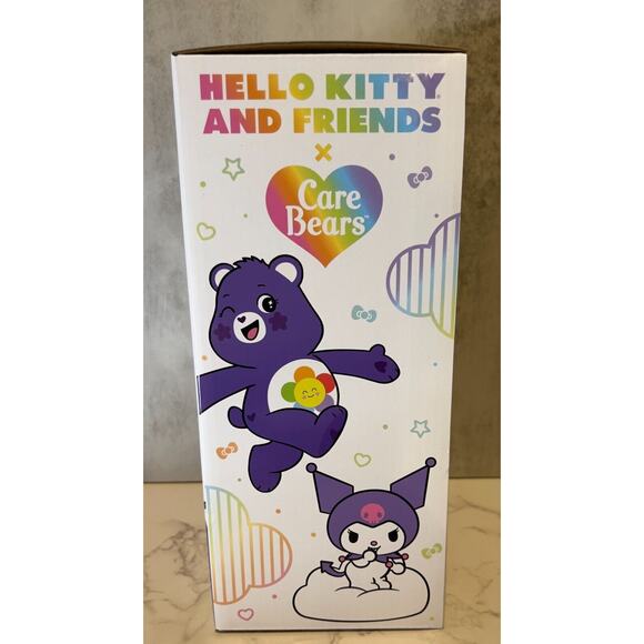 Kuromi x Harmony Bear Hello Kitty X Care Bears BRAND NEW IN BOX Sanrio 10" - Picture 4 of 5